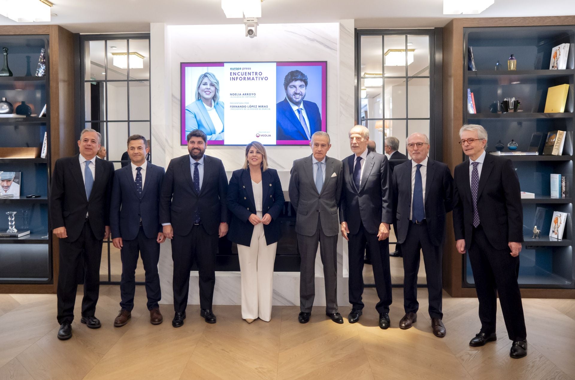 Las imágenes de Noelia Arroyo en el encuentro informativo de Europa Press celebrado en Madrid