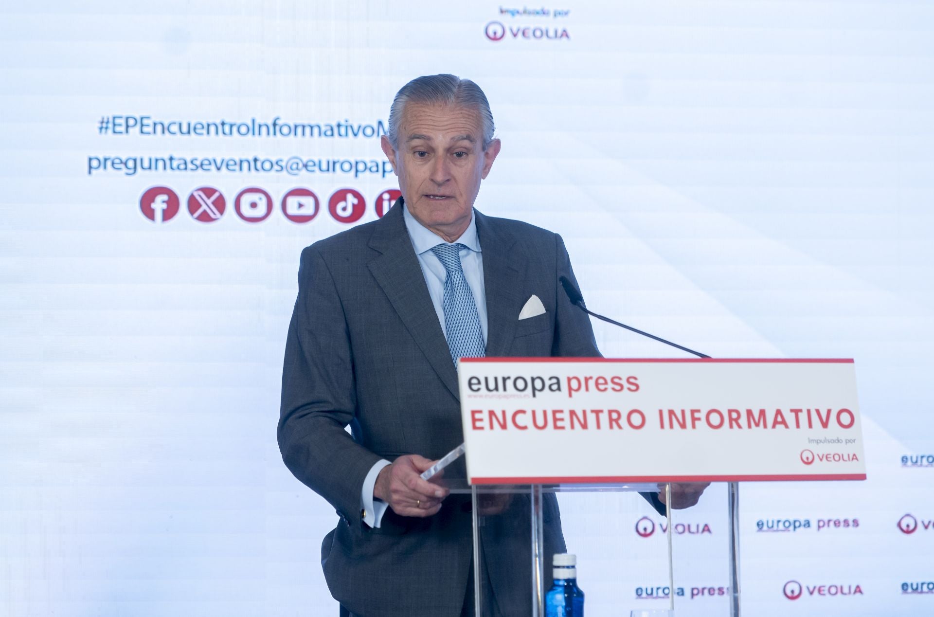 Las imágenes de Noelia Arroyo en el encuentro informativo de Europa Press celebrado en Madrid