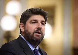 Fernando López Miras, en el Congreso de los Diputados, el pasado martes.