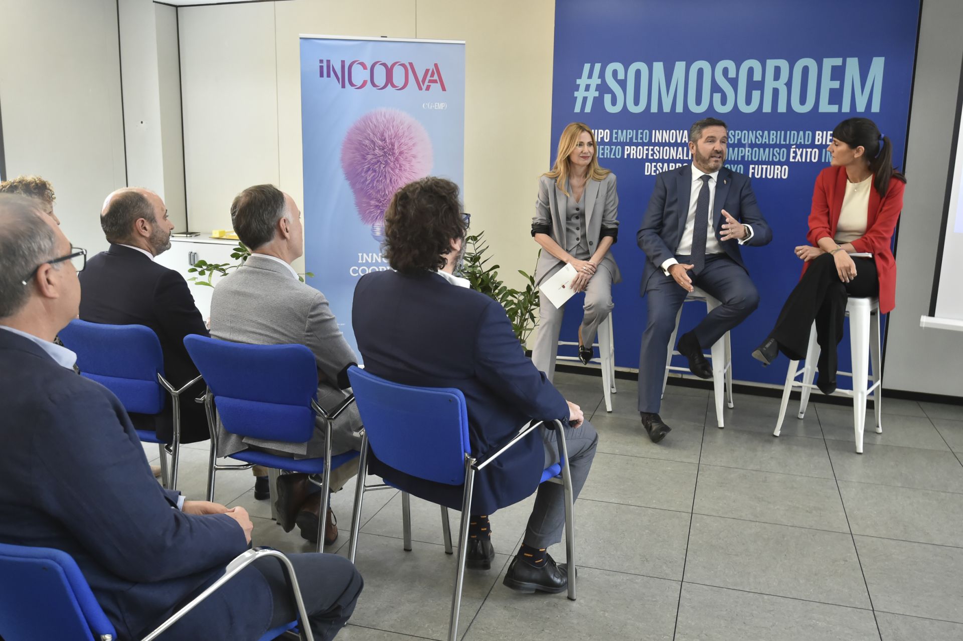 En imágenes, la visita de González Veracruz a Croem