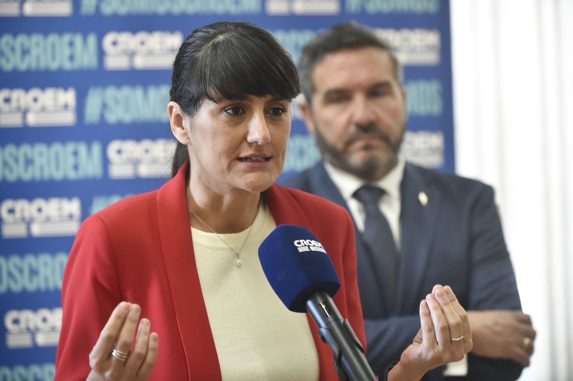 En imágenes, la visita de González Veracruz a Croem