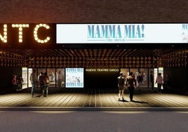 Recreación de cómo quedará el acceso principal al Nuevo Teatro Circo tras las obras.