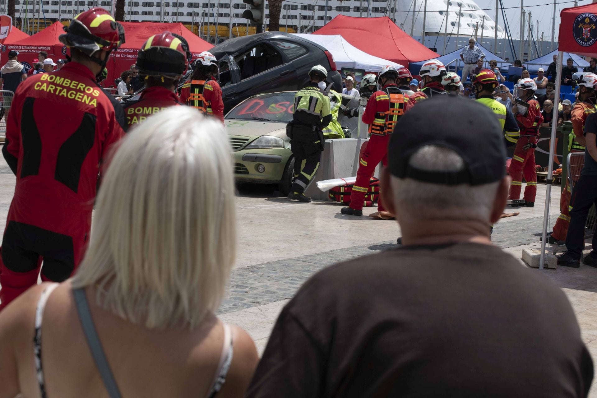XIX Encuentro Nacional de Rescate en Accidentes de Tráfico y Trauma en Cartagena, en imágenes