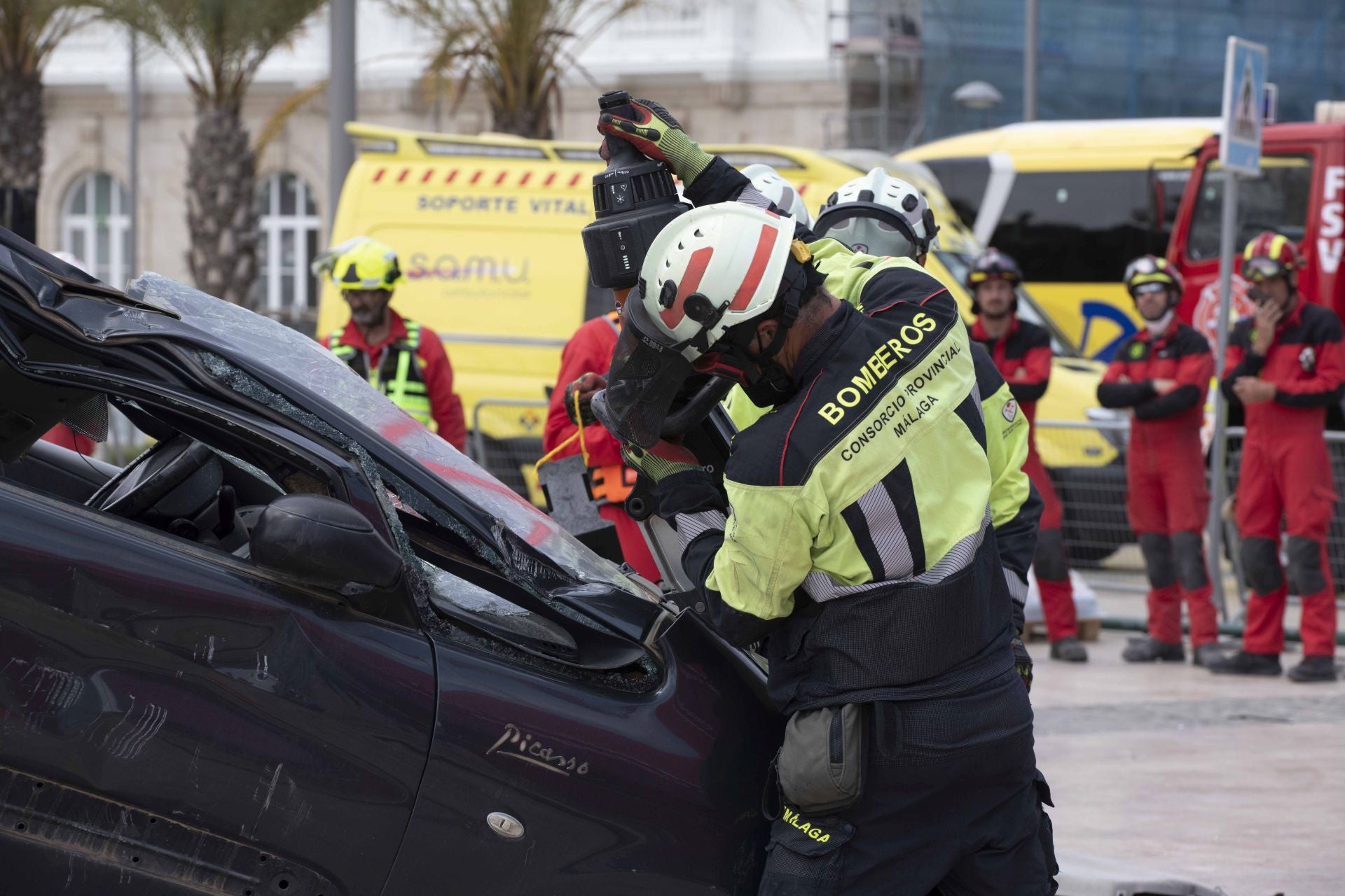 XIX Encuentro Nacional de Rescate en Accidentes de Tráfico y Trauma en Cartagena, en imágenes