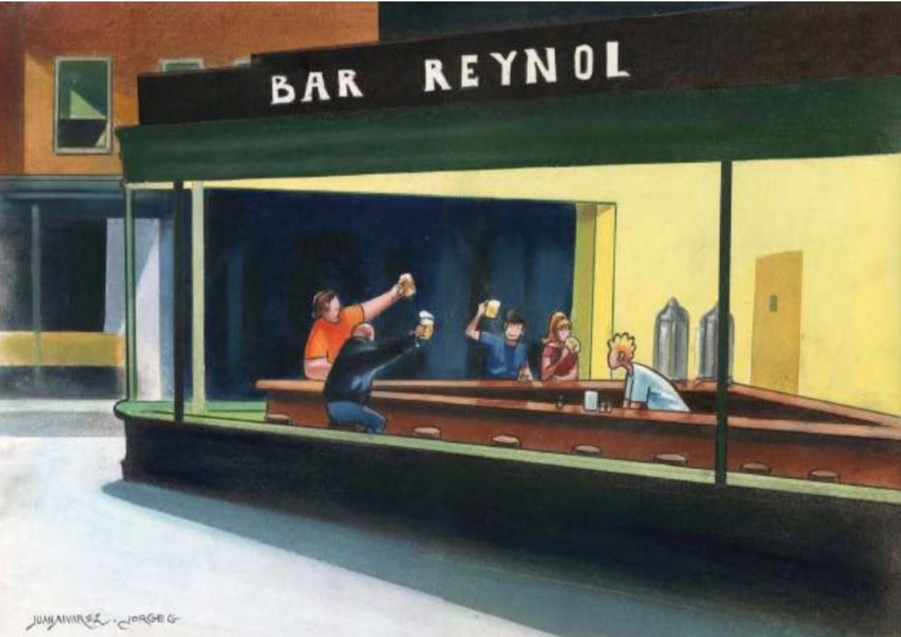 'Noctámbulos', de Hopper.
