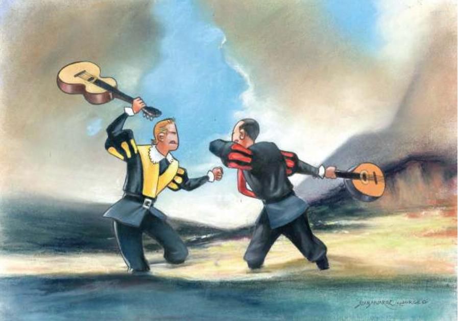'Duelo a garrotazos', de Goya.