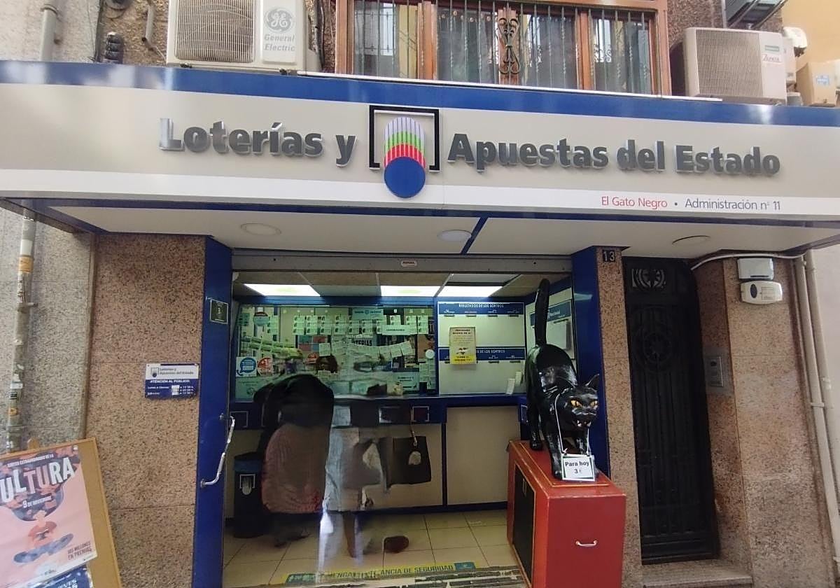administración de lotería El Gato Negro.