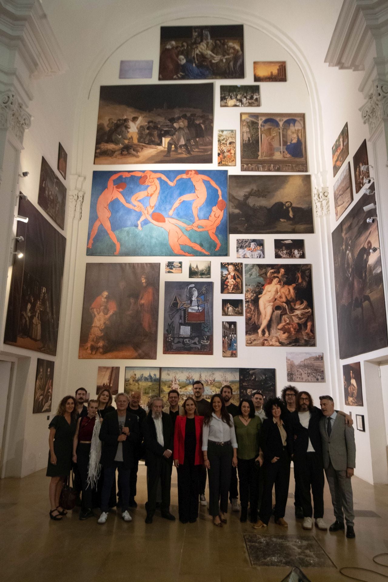 En imágenes, la inauguración de la exposición &#039;La noche americana&#039;