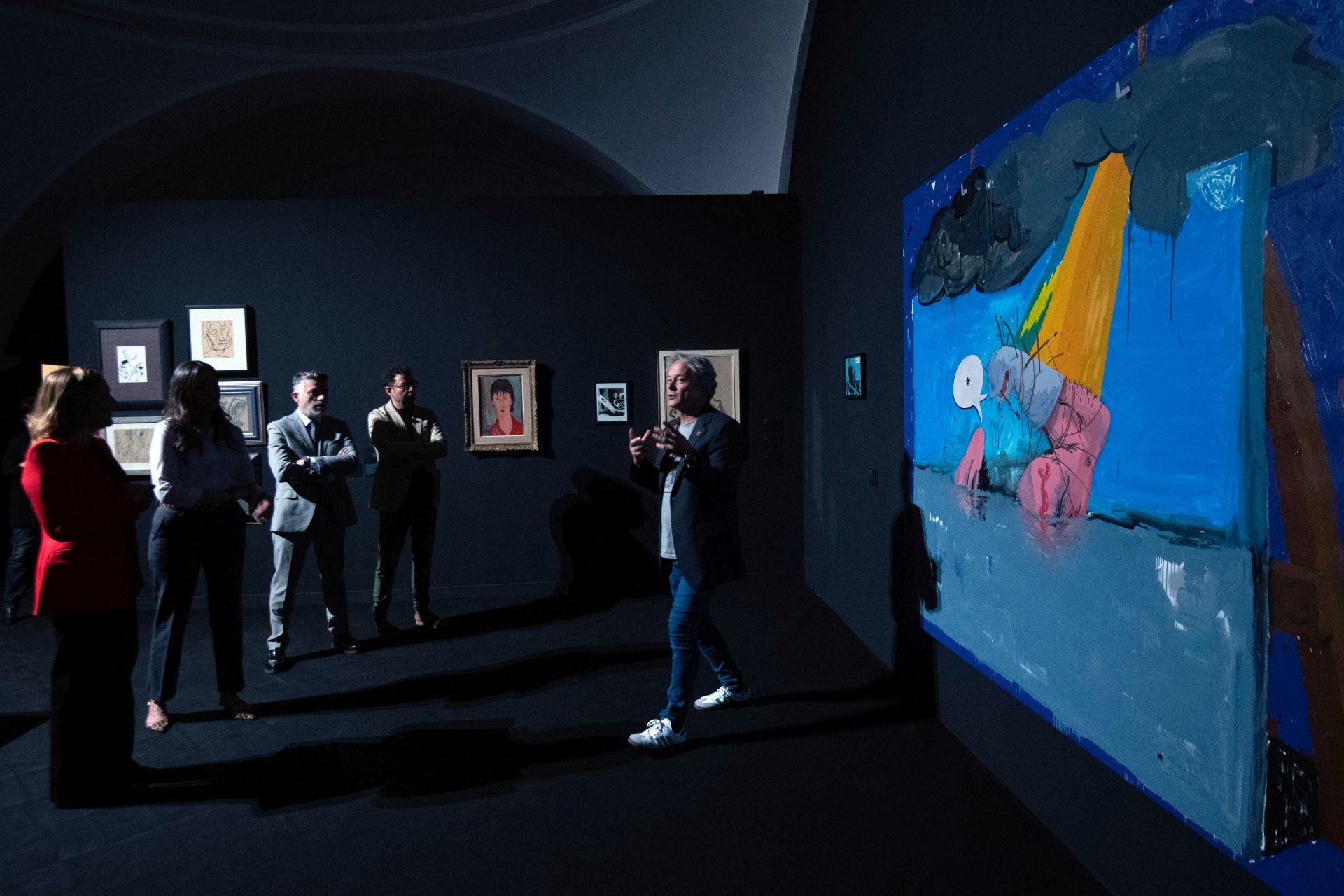 En imágenes, la inauguración de la exposición &#039;La noche americana&#039;