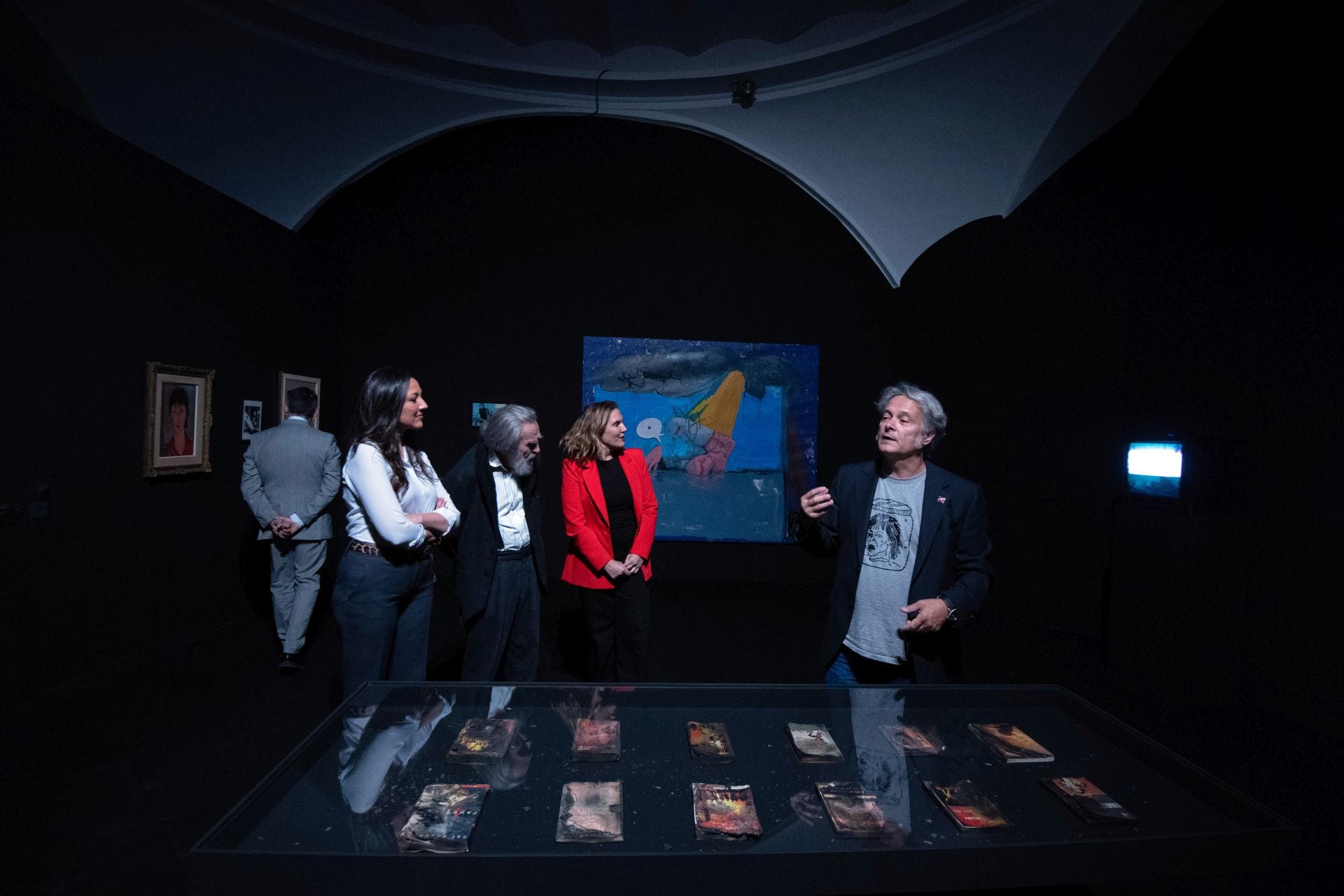 En imágenes, la inauguración de la exposición &#039;La noche americana&#039;