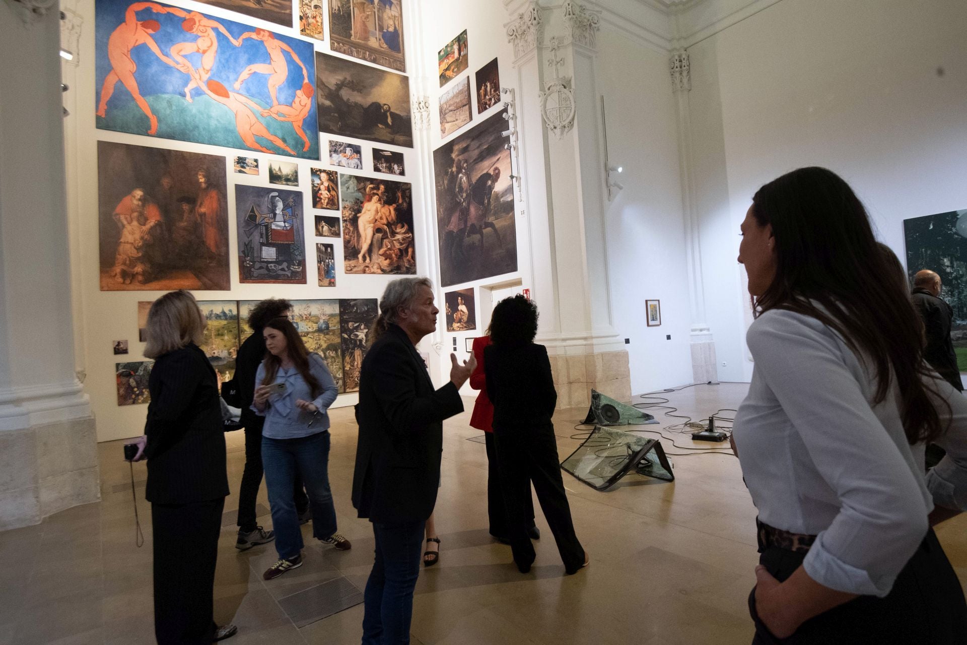 En imágenes, la inauguración de la exposición &#039;La noche americana&#039;