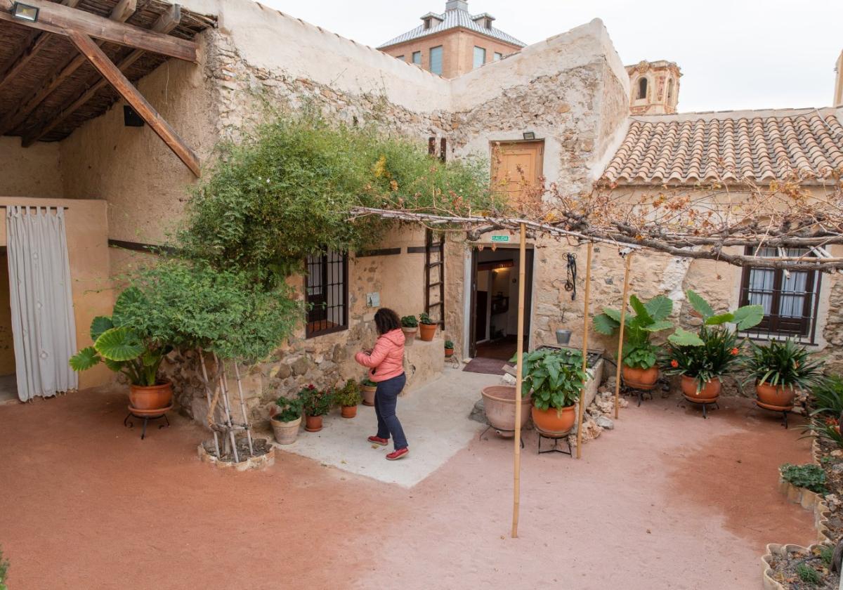 Patio de la casa museo de Miguel Hernández.