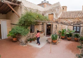 Patio de la casa museo de Miguel Hernández.