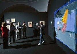En imágenes, la inauguración de la exposición 'La noche americana'