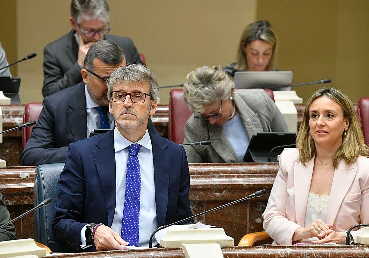Luis Alberto Marín, en la Asamblea Regional.