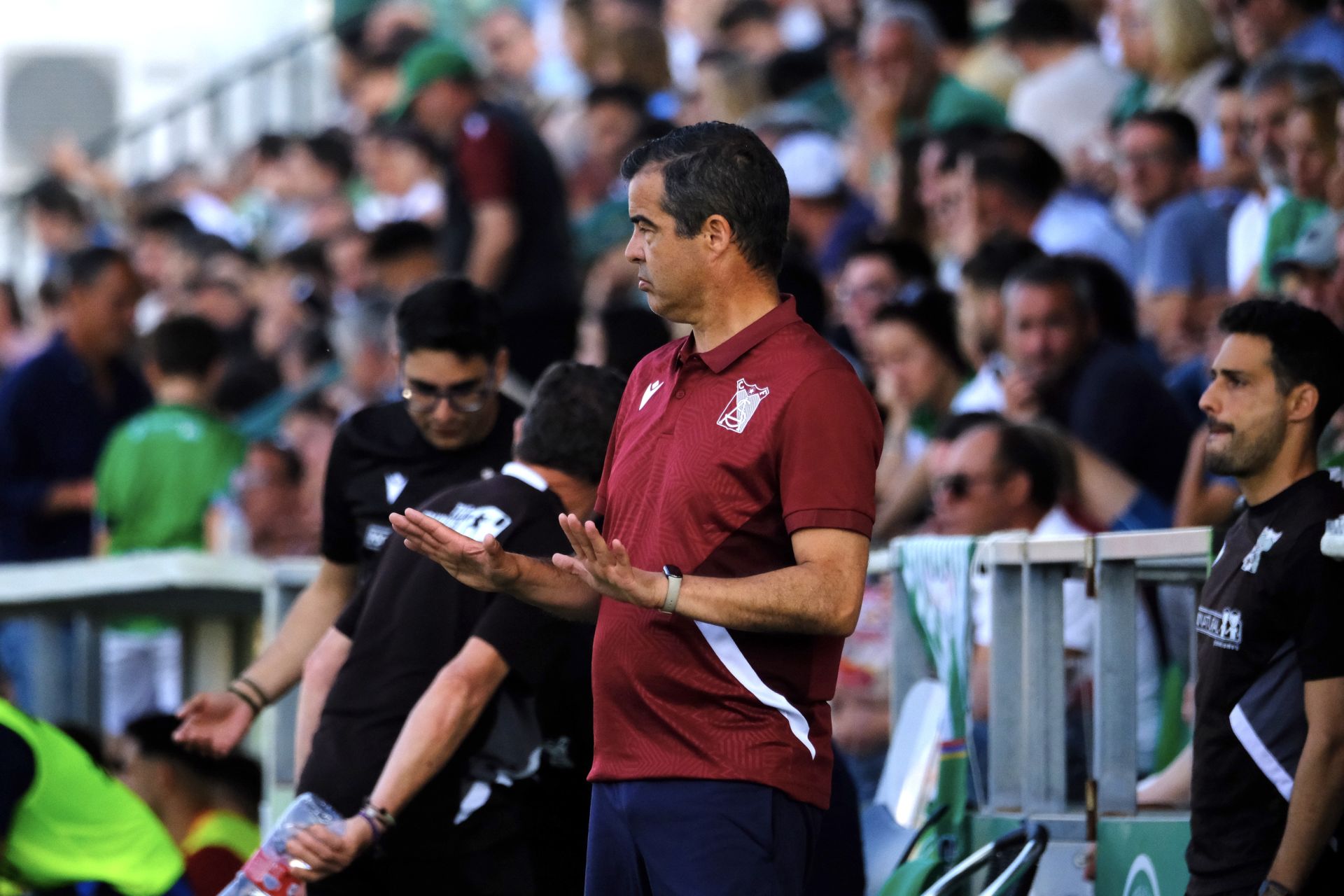 El empate del Real Murcia frente al Atlético Sanluqueño, en imágenes