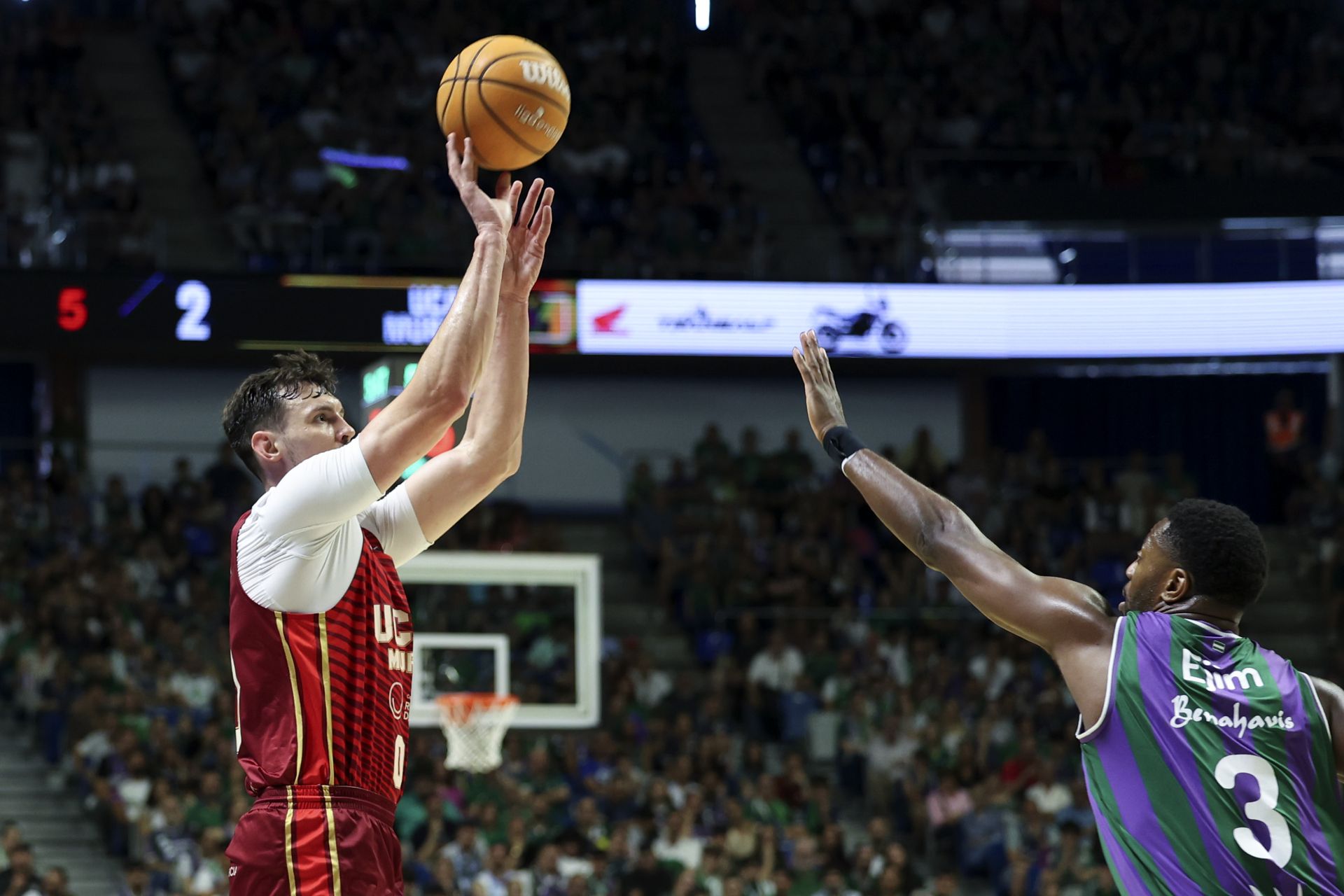 El partido del UCAM Murcia contra el Unicaja, en imágenes