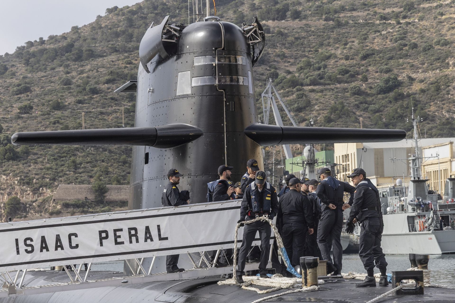 Las imágenes del Rey Felipe en el submarino S-81