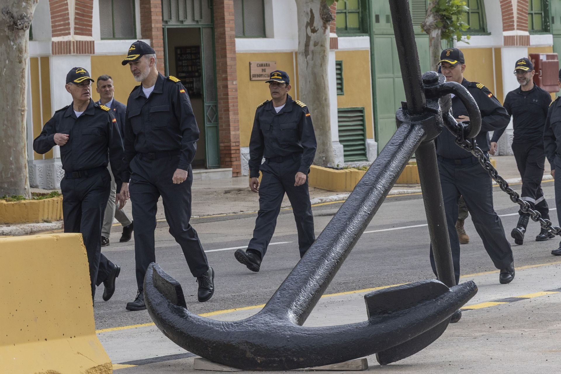 Las imágenes del Rey Felipe en el submarino S-81