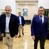 Lucas Jiménez y José Ballesta, este lunes.