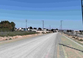 Un tramo de la Línea de Alta Velocidad (LAV) Murcia-Almería.