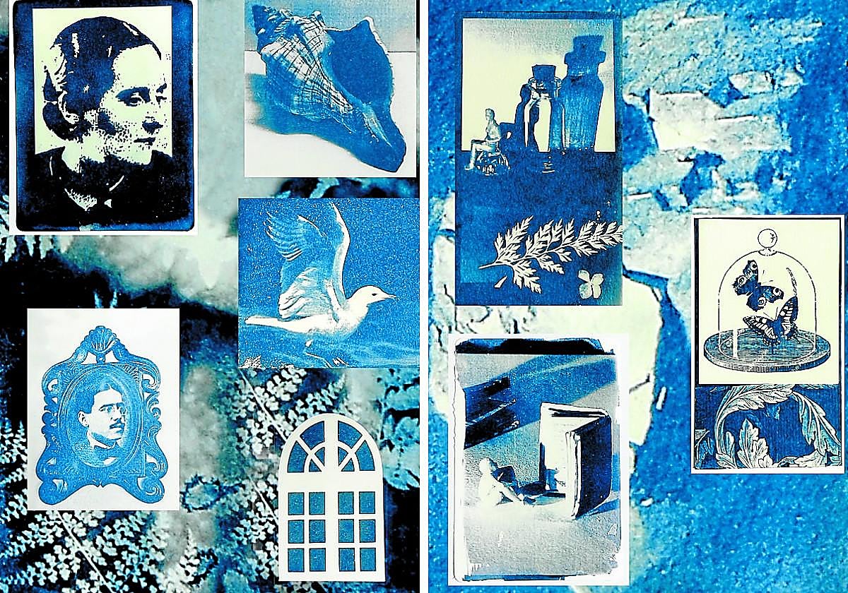 Ilustraciones de Virginia Bernal para el libro conmemorativo del 90 aniversario de 'Cristales míos'.