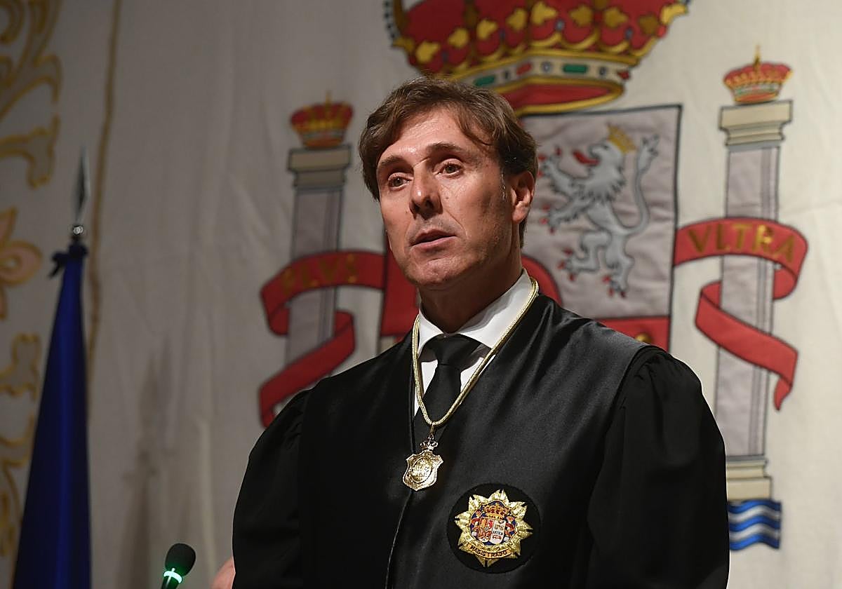 Manuel Luna, durante su toma de posesión.