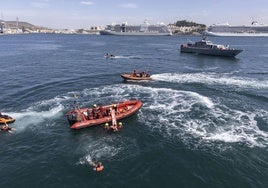 Militares y agencias civiles se adiestran en La Curra para una catástrofe