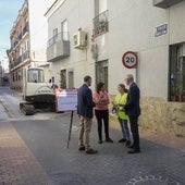 Una de las calles de Espinardo que serán adoquinadas.