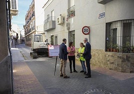 Una de las calles de Espinardo que serán adoquinadas.