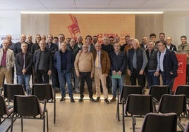 Agentes comerciales, junto al director de la FMY, Juan Miguel Zornoza.