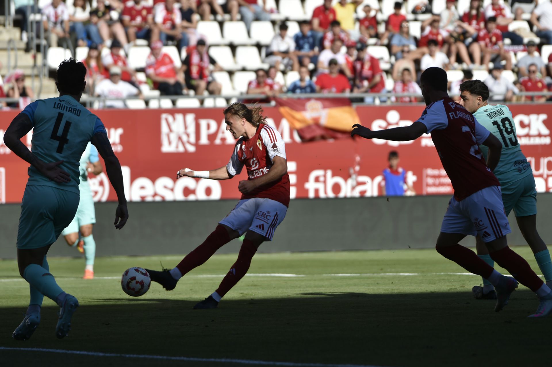 La victoria del Real Murcia frente al Algeciras, en imágenes