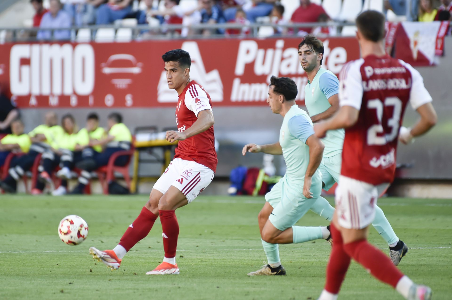 La victoria del Real Murcia frente al Algeciras, en imágenes