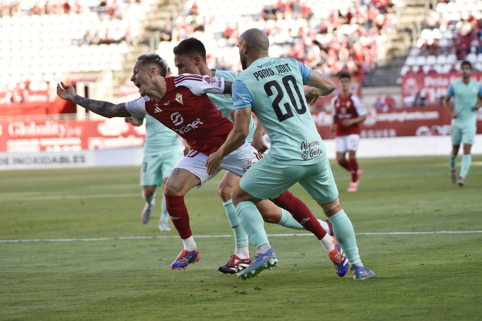 La victoria del Real Murcia frente al Algeciras, en imágenes