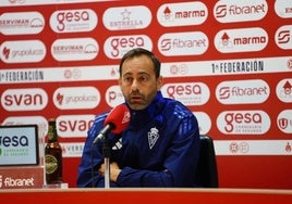Fran Fernández, entrenador del Real Murcia.
