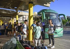 Recibimiento al Sercomosa Molina tras ascender a la Segunda FEB.