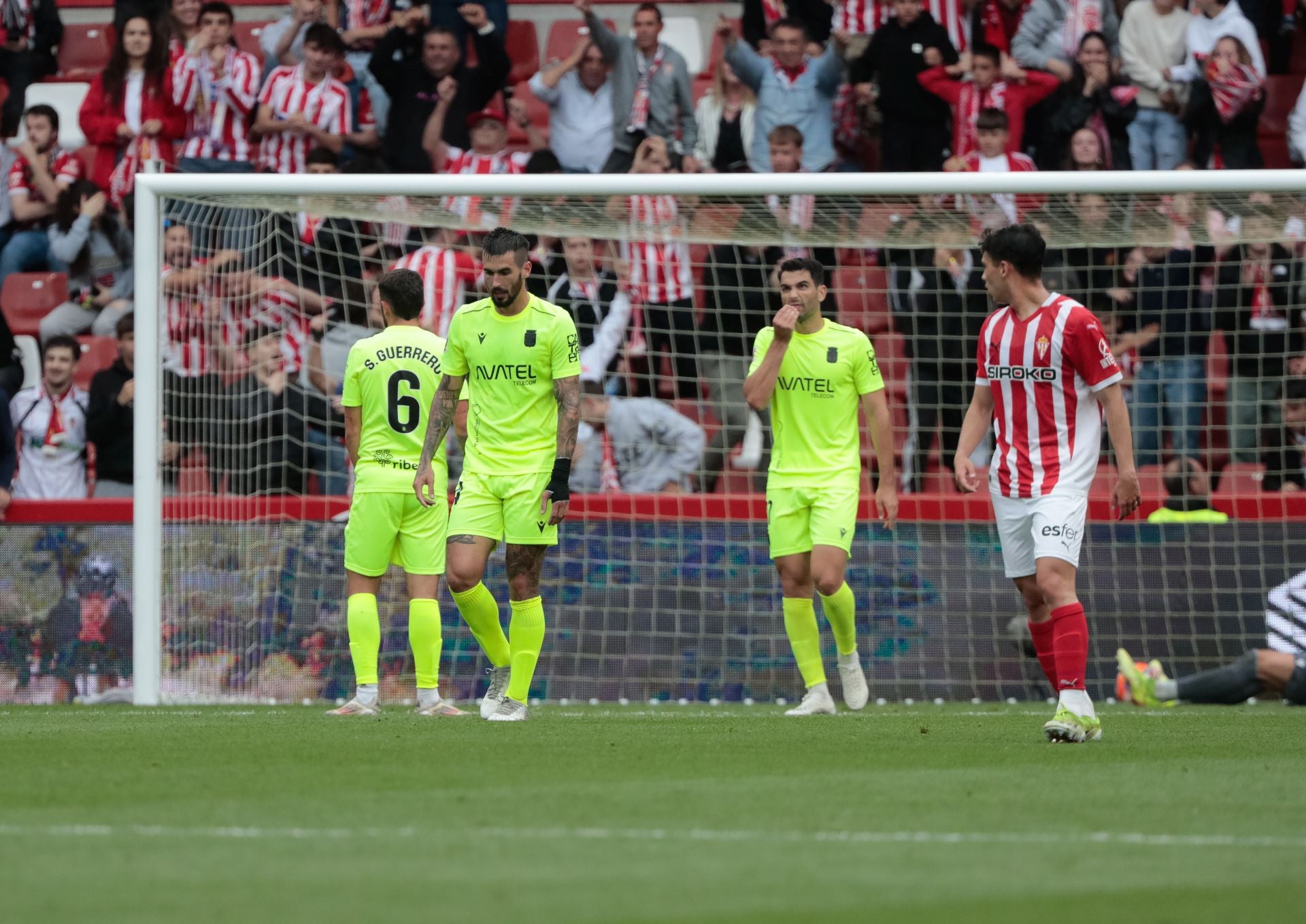 El Sporting-Cartagena (3-2), en imágenes