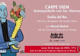 Sigue en directo la charla con Emilio del Río en el Aula de Cultura de LA VERDAD