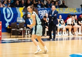 Alba Prieto, en unpartido de este año conel Ibaeta.