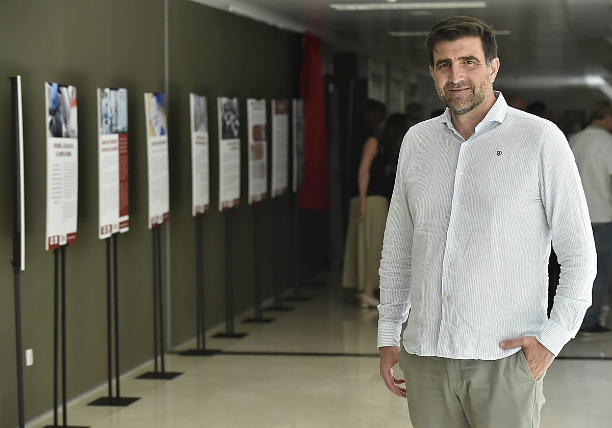 Pedro Lendínez, biólogo y presidente de Más Visibles, este miércoles en La Arrixaca.