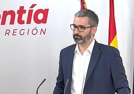 Francisco Lucas, en la rueda de prensa de este jueves.