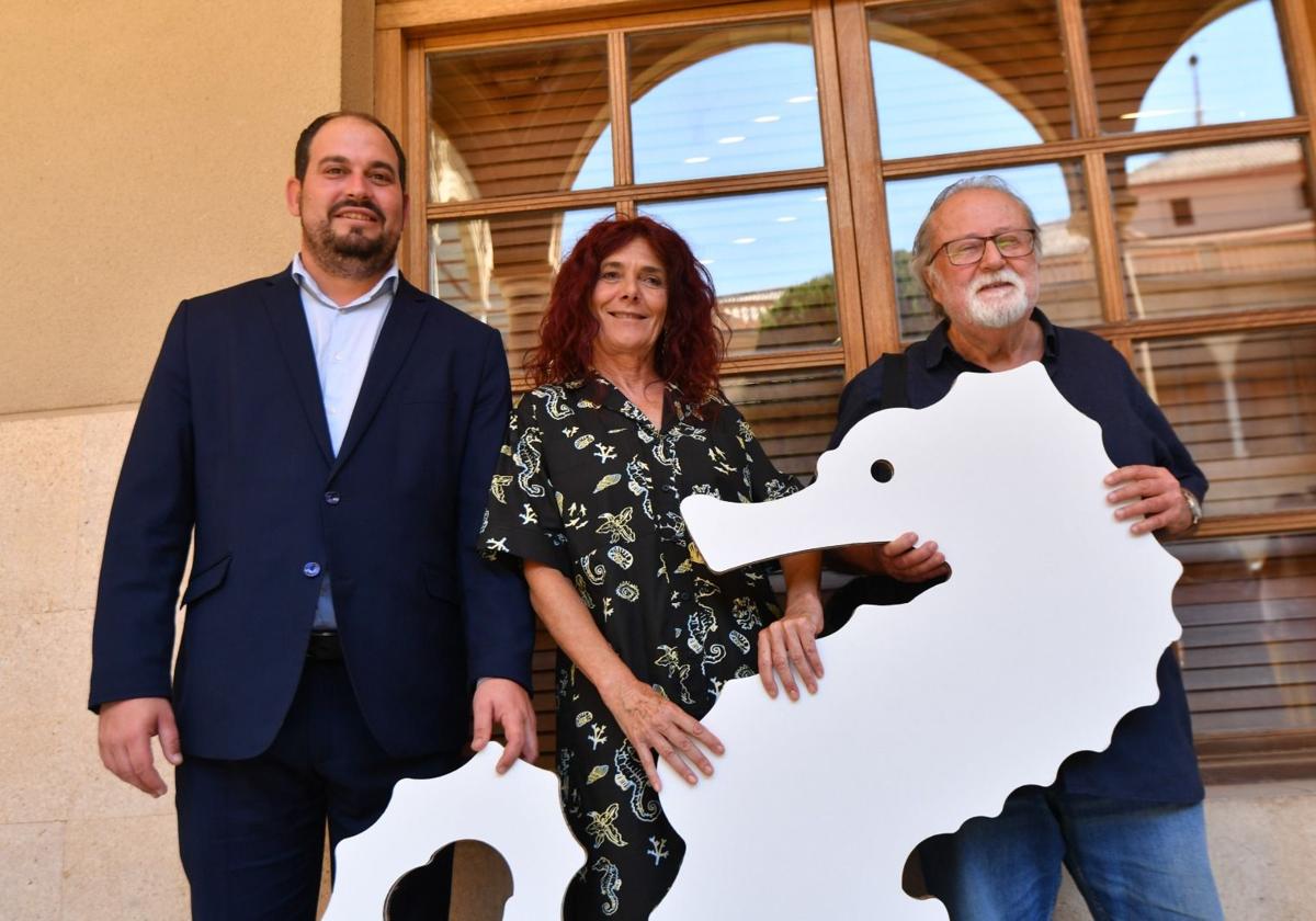 Teresa Vicente, Mario Pérez Cervera y Miguel Ángel Esteve, tutores de un Mar Menor con derechos legales