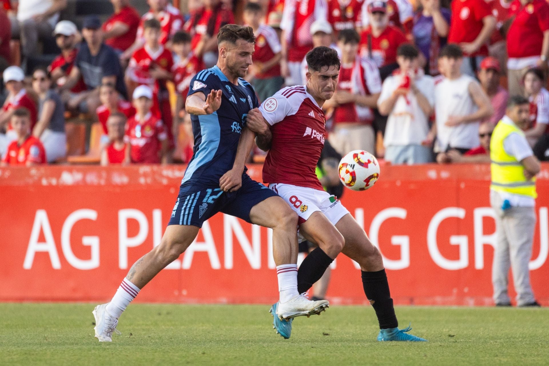 El empate del Real Murcia contra el Nàstic, en imágenes