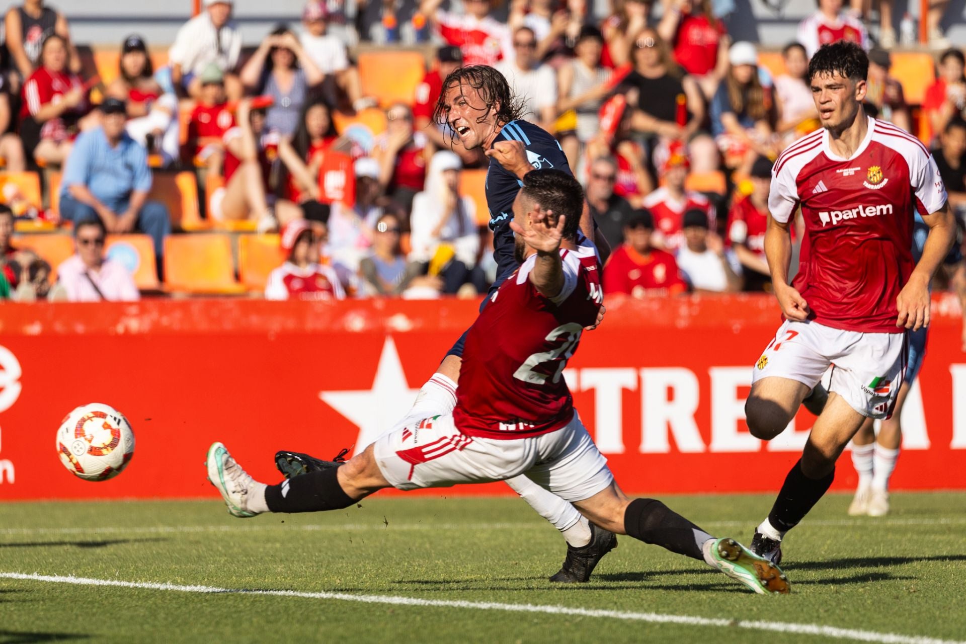El empate del Real Murcia contra el Nàstic, en imágenes