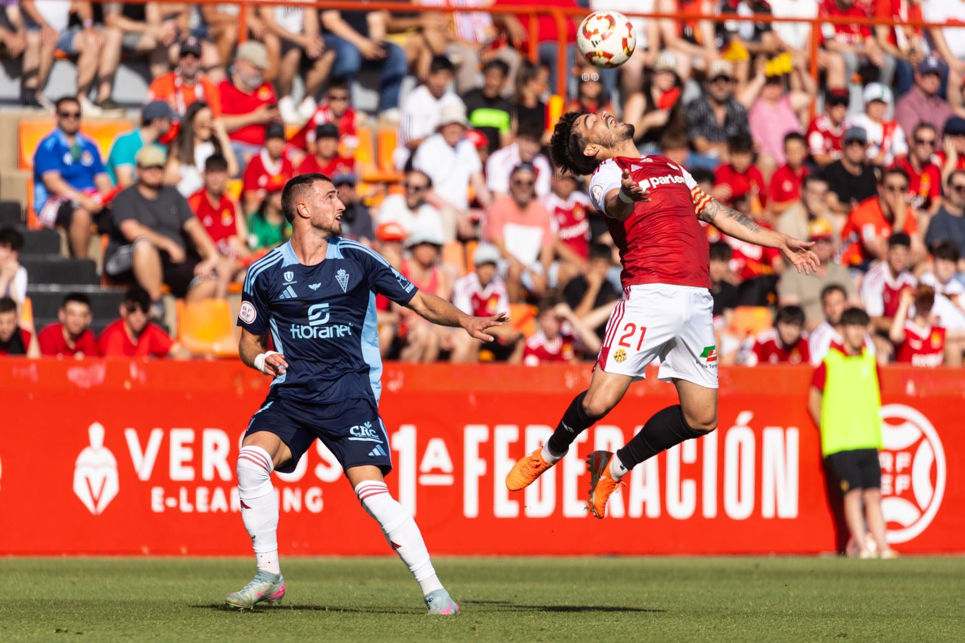 El empate del Real Murcia contra el Nàstic, en imágenes
