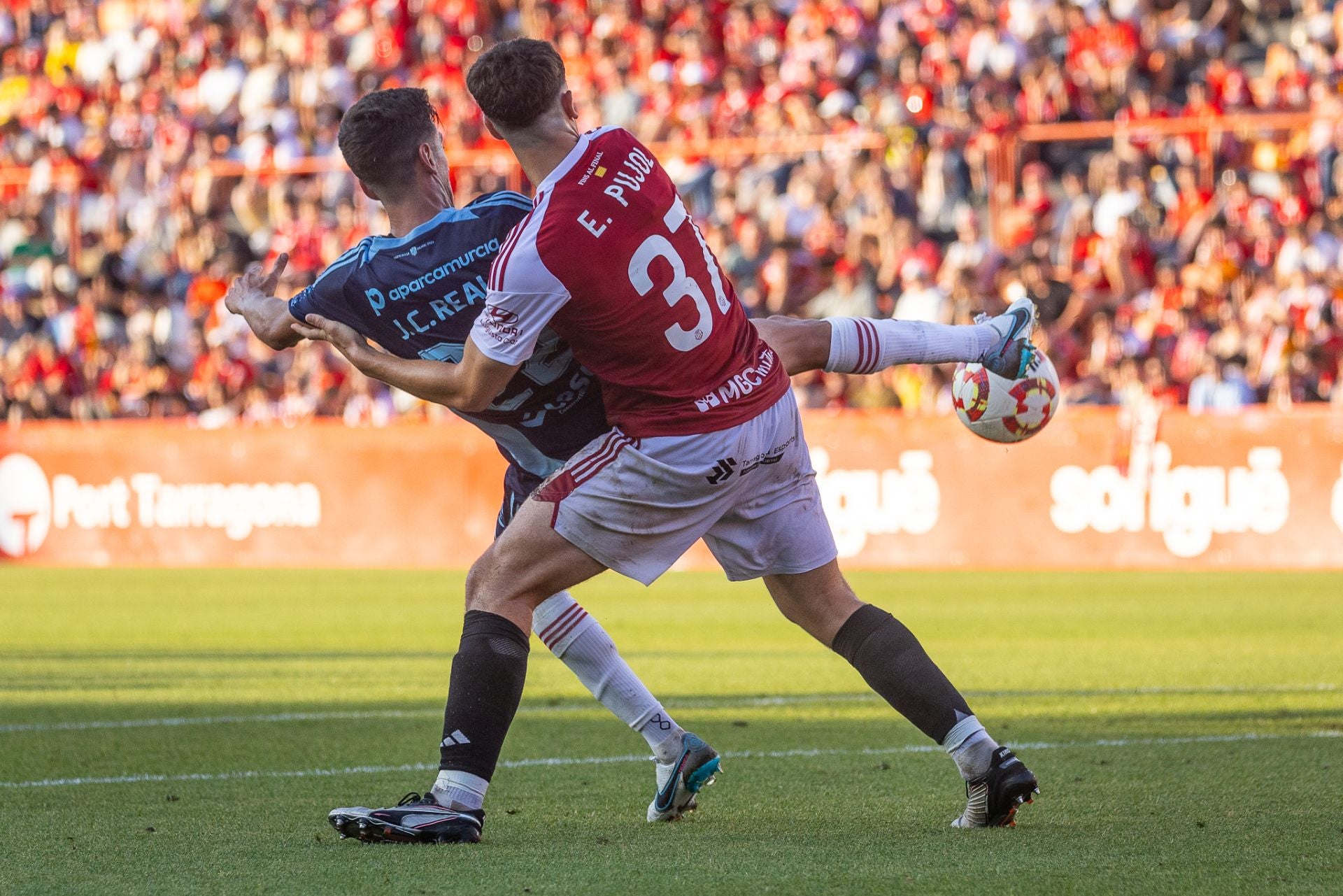 El empate del Real Murcia contra el Nàstic, en imágenes