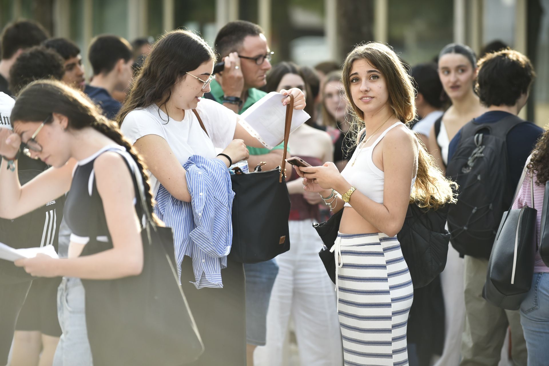 Los alumnos de la Región de Murcia afrontan los primeros exámenes de la PAU, en imágenes