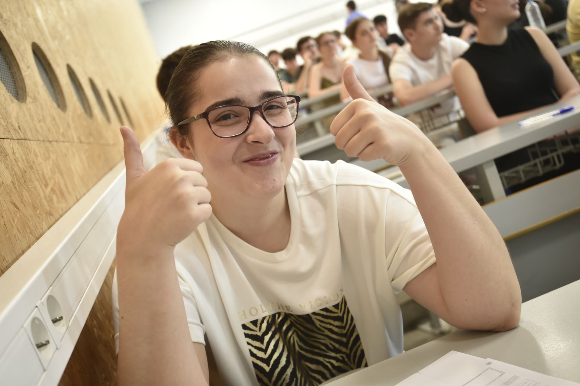 Los alumnos de la Región de Murcia afrontan los primeros exámenes de la PAU, en imágenes