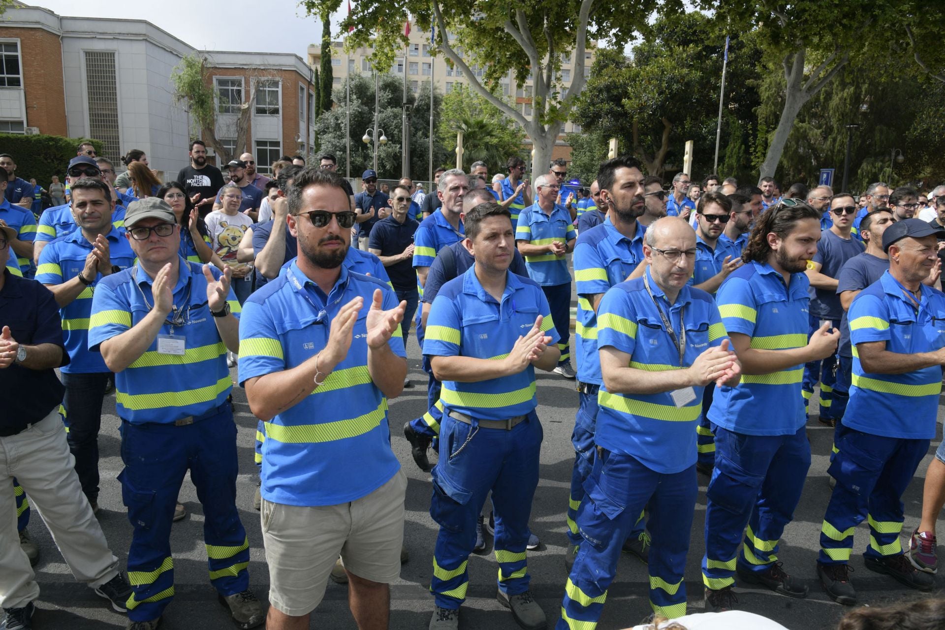 La manifestación de los trabajadores de Navantia, en imágenes