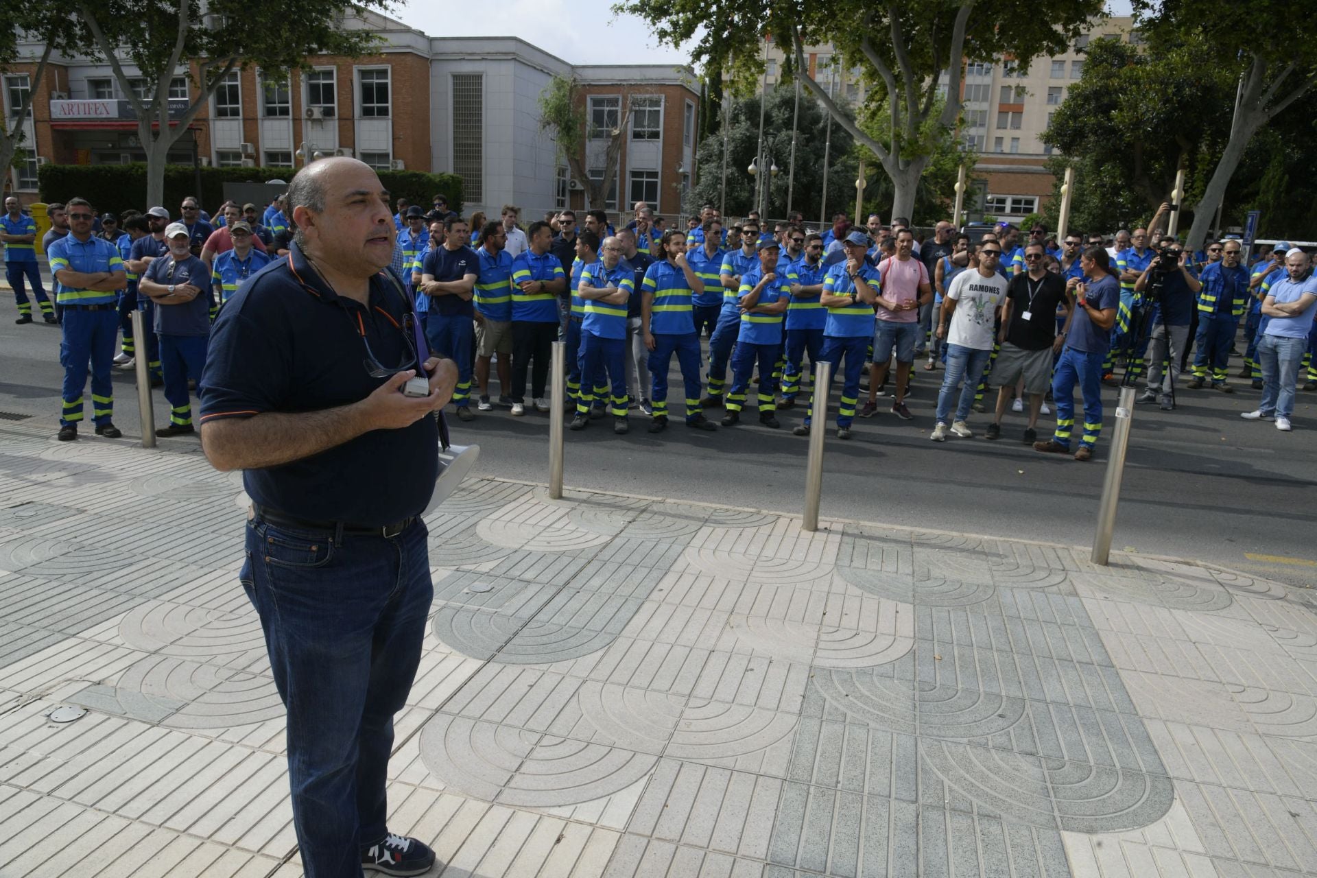 La manifestación de los trabajadores de Navantia, en imágenes
